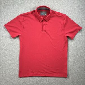Twillory Polo Shirt Mens Red Small Athleisure Golf Performance Casual‎ Stretch